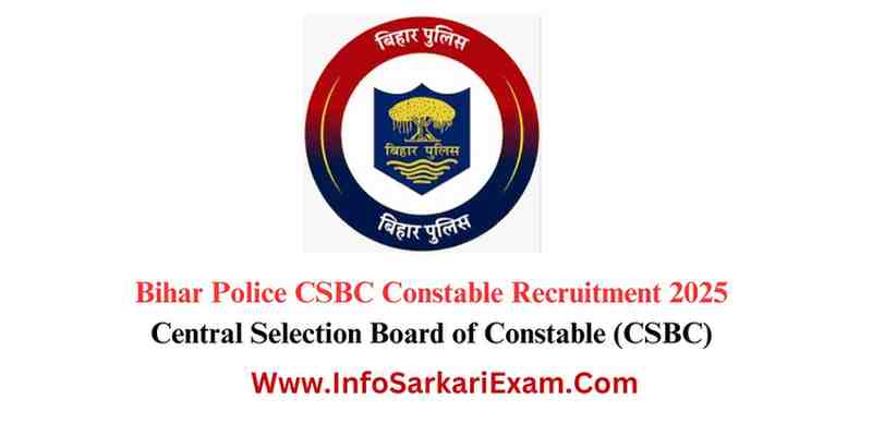 Bihar Police CSBC Constable Recruitment 2025