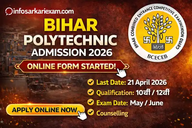 Bihar Polytechnic 2026 Admission Form Apply